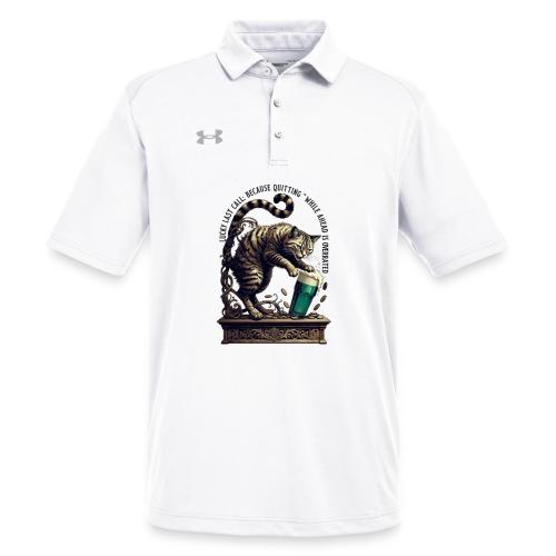 Lucky Last Call Cat Graphic Tee - Under Armour Men's Tech Polo
