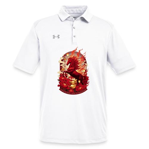 Year of the Horse Ascent T Shirt, Lunar New Year - Under Armour Men's Tech Polo