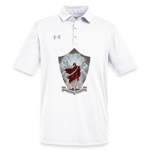 Easter Ascended in Glory T Shirt,Resurrection Gift - Under Armour Men's Tech Polo