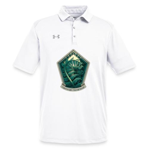 Easter Unfurl in Light Fern T Shirt, Spring Gift - Under Armour Men's Tech Polo