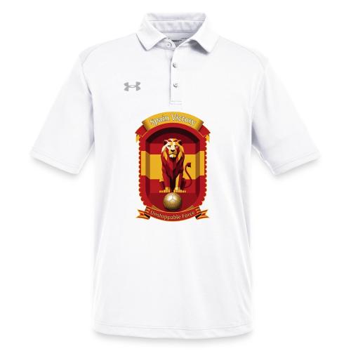 Spain Lion Victory T-Shirt, Flag Pride Crest Gift - Under Armour Men's Tech Polo