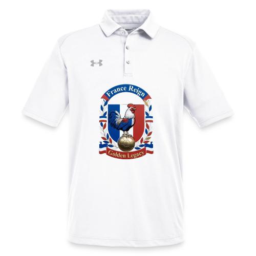 France Rooster Reign T-Shirt, Tricolore Pride Gift - Under Armour Men's Tech Polo