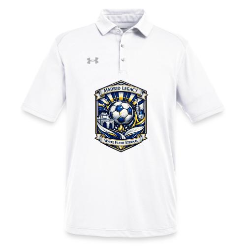 Madrid White Legacy T Shirt, Madrid Fan Gift - Under Armour Men's Tech Polo