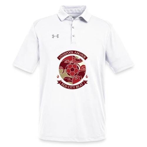 Liverpool Anchor T Shirt, Soccer City Pride Gift - Under Armour Men's Tech Polo