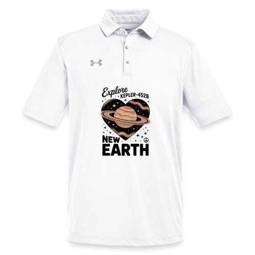 Explore Kepler-452b – New Earth Adventure - Under Armour Men's Tech Polo