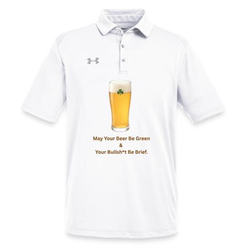May Your Beer Be Green T-Shirt | Funny St. Patrick - Under Armour Men's Tech Polo