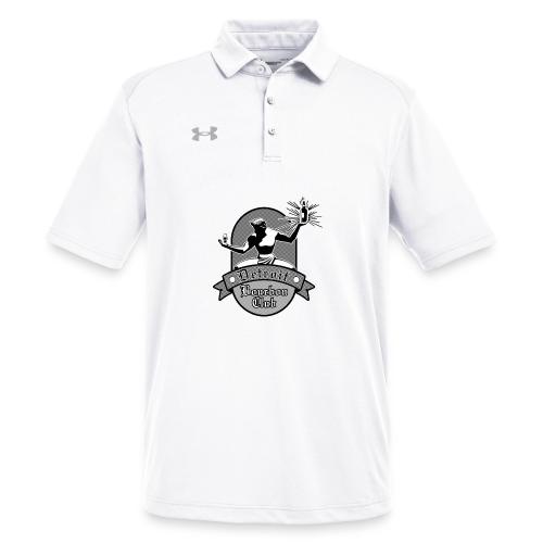 Detroit Bourbon Logo in Black & White - Under Armour Men's Tech Polo