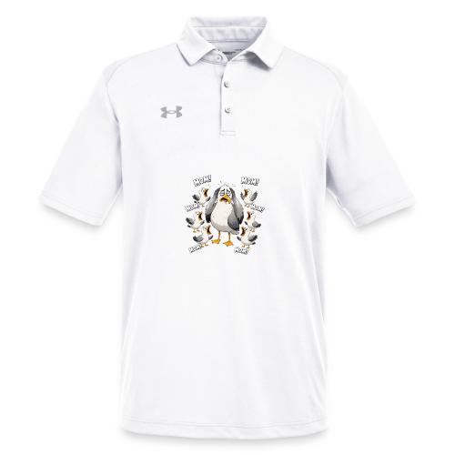 Seagull Mom Chaos - Under Armour Men's Tech Polo