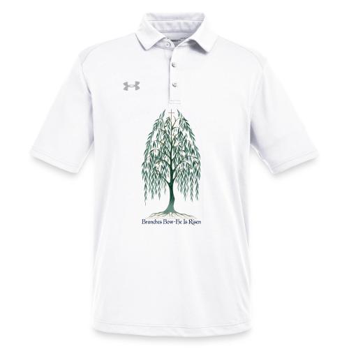 Easter Branches Bow Willow T Shirt, Easter Gift - Under Armour Men's Tech Polo