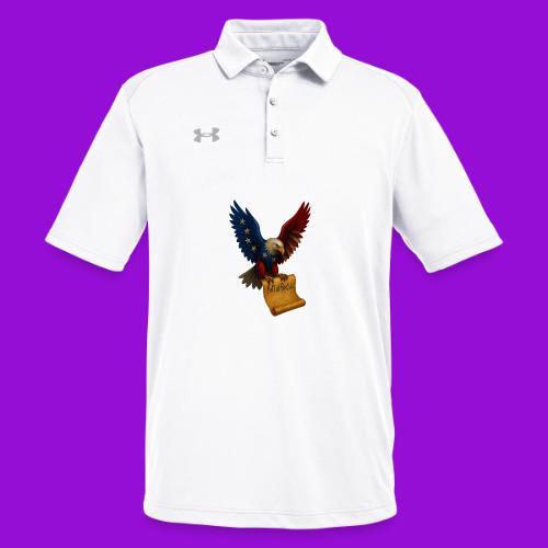 Bill of Rights Bald Eagle - Under Armour Men's Tech Polo