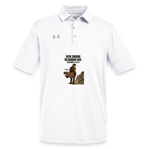 Enter Through the Narrow Gate | Matthew 7:13-14 - Under Armour Men's Tech Polo