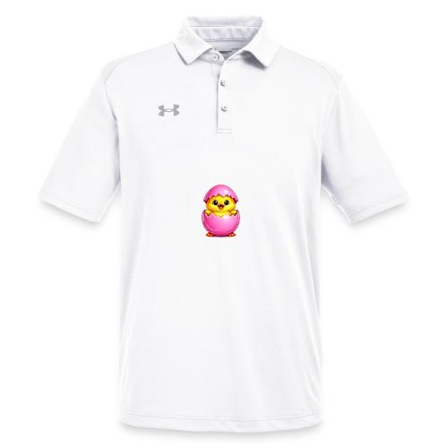 Easter Chick Pink - Under Armour Men's Tech Polo