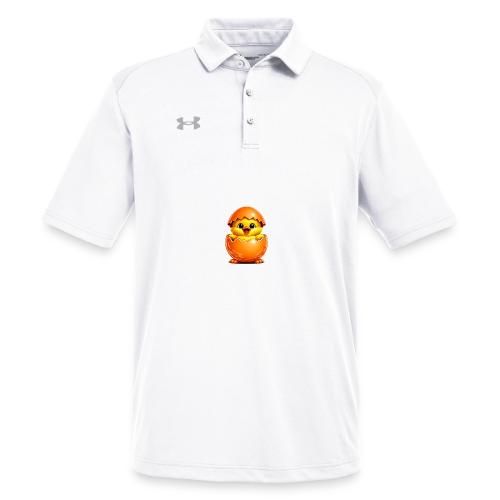 Easter Chick Orange - Under Armour Men's Tech Polo