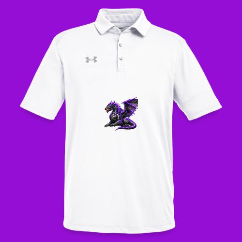 Neon Dragon at Rest - Under Armour Men's Tech Polo