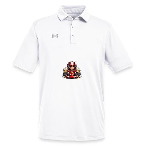 Carcadelogoracerfront - Under Armour Men's Tech Polo