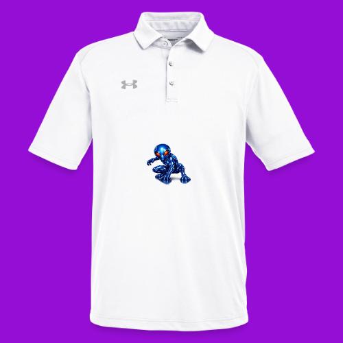Blue Alien Crouch - Under Armour Men's Tech Polo