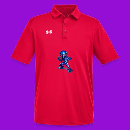 Angry Blue Alien - Under Armour Men's Tech Polo