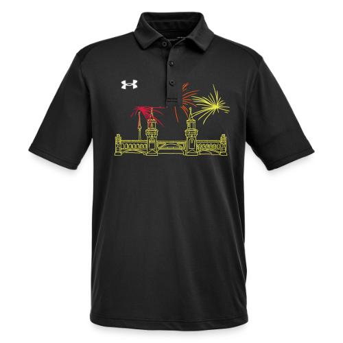 Oberbaum Bridge in Berlin - Under Armour Men's Tech Polo