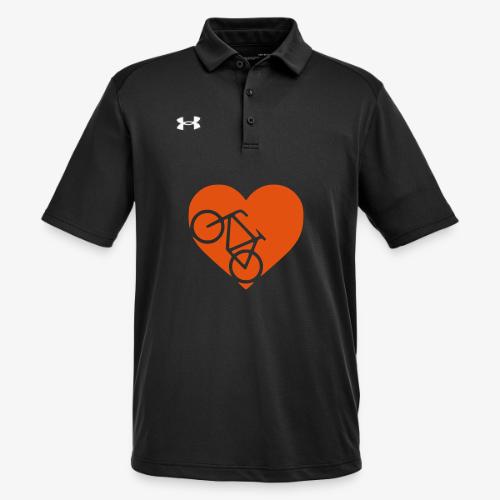 heart_bicycle_cutout - Under Armour Men's Tech Polo