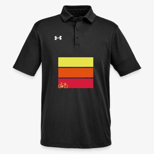 tricolor with bicycle - Under Armour Men's Tech Polo