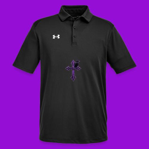 Gothix Raven Cross - Under Armour Men's Tech Polo