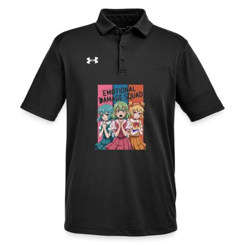 Emotional Damage Squad – Funny Anime Schoolgirl - Under Armour Men's Tech Polo