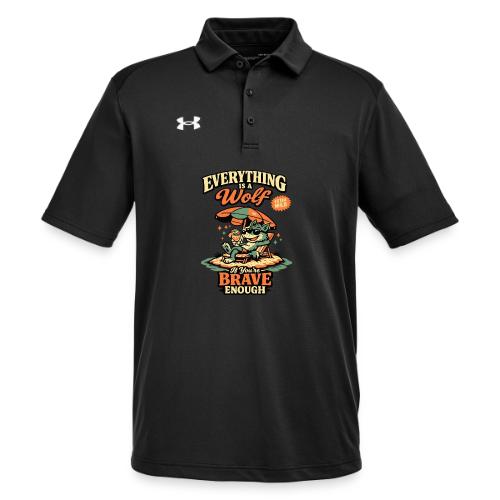 Everything Is A Wolf – Retro Chill - Under Armour Men's Tech Polo