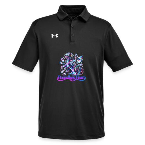 Boundless Heart Neon Galaxy Dog Shirt - Under Armour Men's Tech Polo