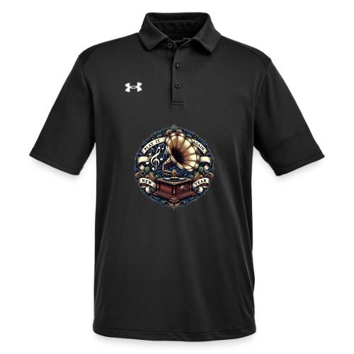 Ornate Phonograph T-Shirt - Under Armour Men's Tech Polo