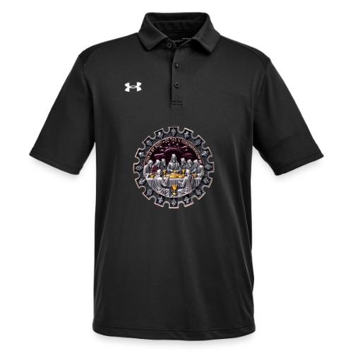 Last Supper Communion T Shirt, Faith Gift - Under Armour Men's Tech Polo