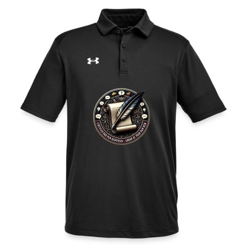 Certified Dad Pun Dispenser T Shirt - Under Armour Men's Tech Polo