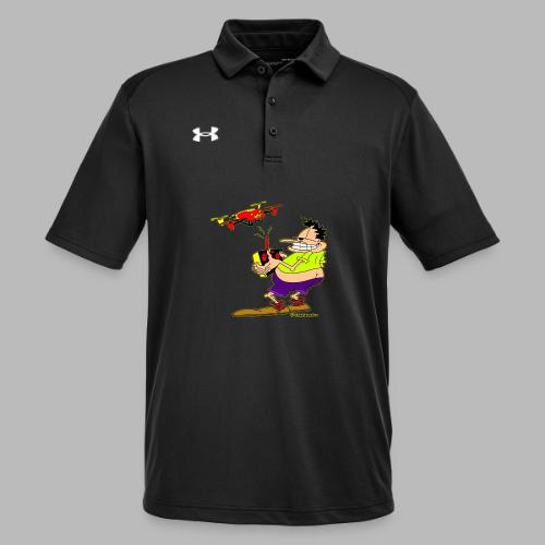 GrisDismation Ongher Droning Out Tshirt - Under Armour Men's Tech Polo