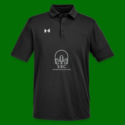 SPC Logo White - Under Armour Men's Tech Polo
