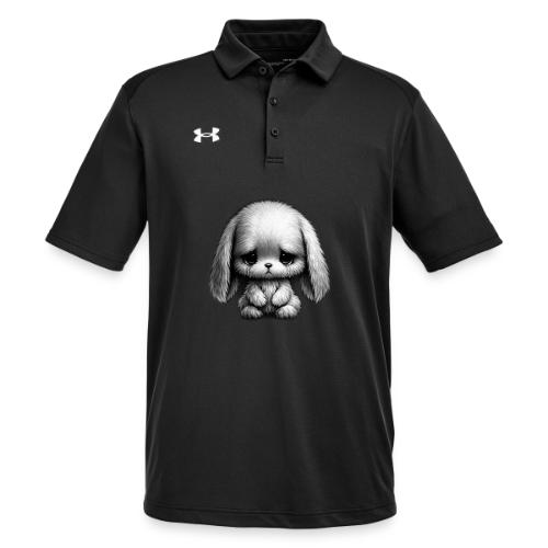 Sad Puppy Meme with Puppy Standing - Under Armour Men's Tech Polo