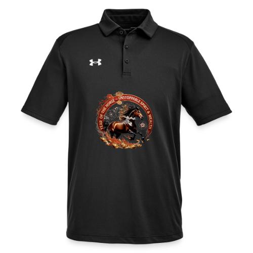 Year of the Horse Fiery Spirit T Shirt, Lunar New - Under Armour Men's Tech Polo