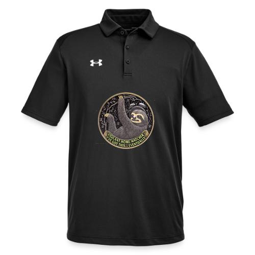 Sloth Home Watcher T Shirt - Under Armour Men's Tech Polo