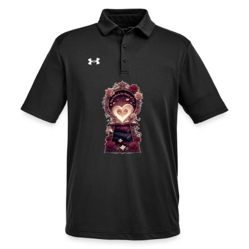 You Unlock the Story of Us Library Gifts T-Shirts - Under Armour Men's Tech Polo