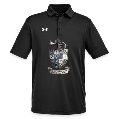 Selective Hearing Expert Crest T Shirt - Under Armour Men's Tech Polo
