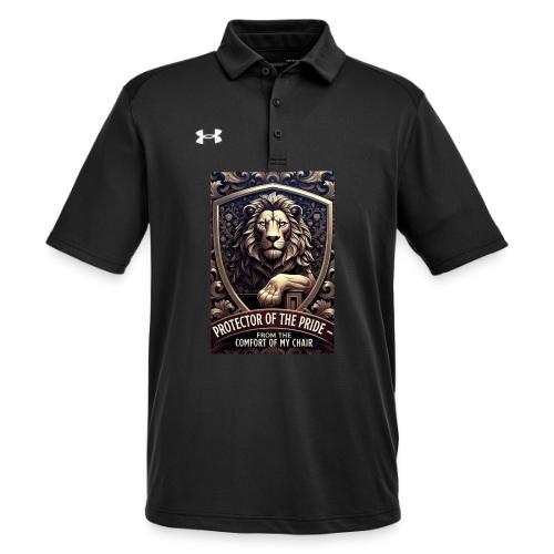 Lion King T Shirt, Funny Low-Effort Father Gift - Under Armour Men's Tech Polo