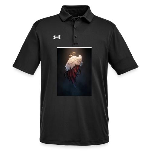 Angel vs Demon Wings Dark Aesthetic Gothic T-Shirt - Under Armour Men's Tech Polo