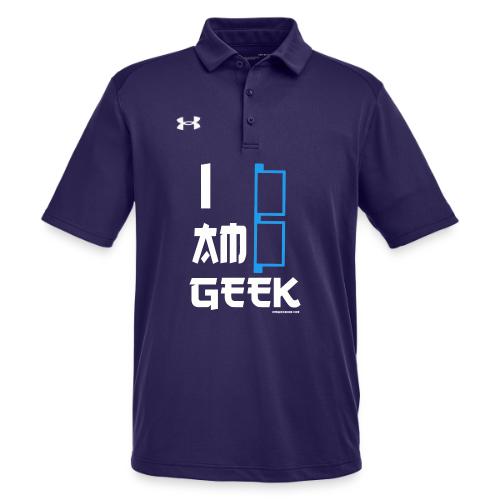 iamGEEK Retro Future - Under Armour Men's Tech Polo