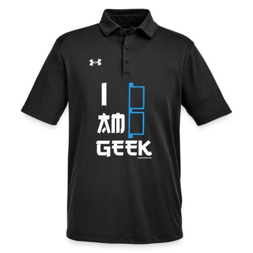 iamGEEK Retro Future - Under Armour Men's Tech Polo
