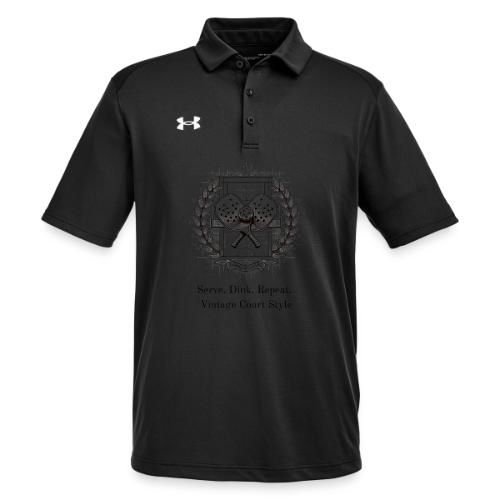 Vintage Pickleball T-Shirt, Mug, & Poster - Under Armour Men's Tech Polo