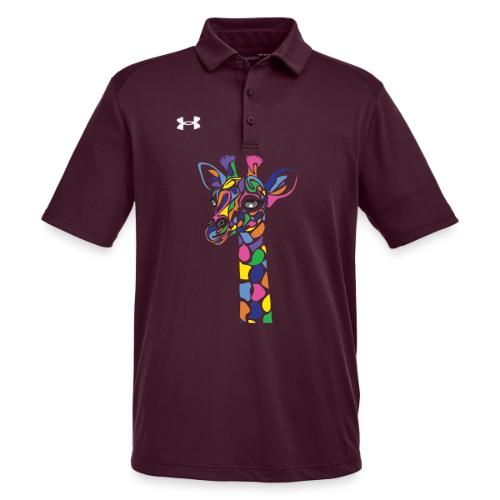 Art Deco giraffe - Under Armour Men's Tech Polo