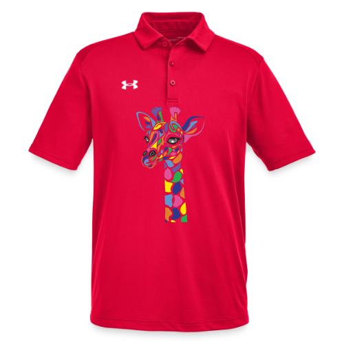 Art Deco giraffe - Under Armour Men's Tech Polo