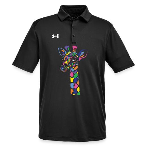 Art Deco giraffe - Under Armour Men's Tech Polo