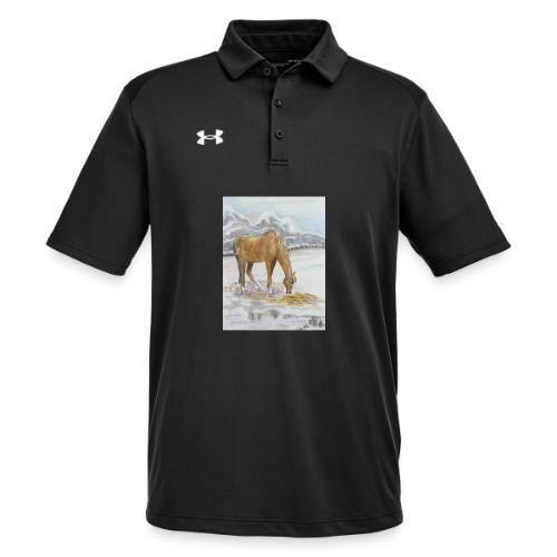 Horse grazing - Under Armour Men's Tech Polo