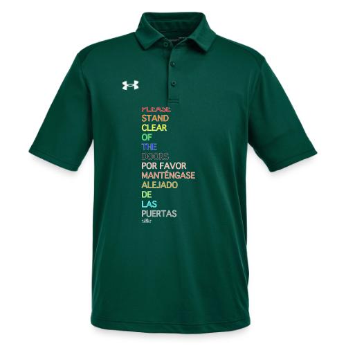 Please Stand Clear (Monorail) - Under Armour Men's Tech Polo