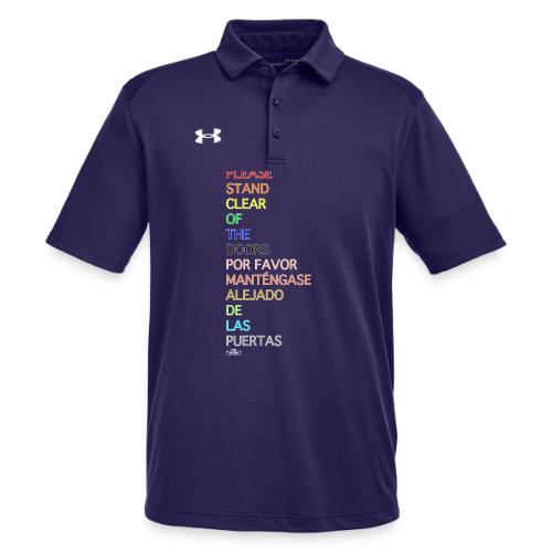 Please Stand Clear (Monorail) - Under Armour Men's Tech Polo