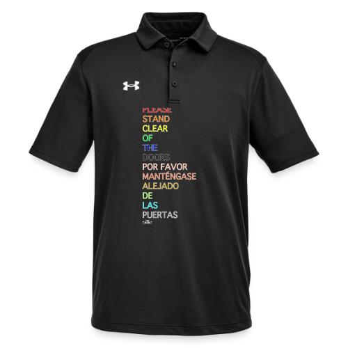 Please Stand Clear (Monorail) - Under Armour Men's Tech Polo